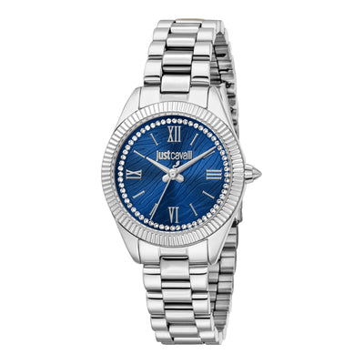 Just Cavalli Animalier Amabile Zilver Blauw