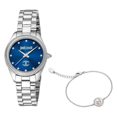 Just Cavalli SET Pacentro Zilver Blauw