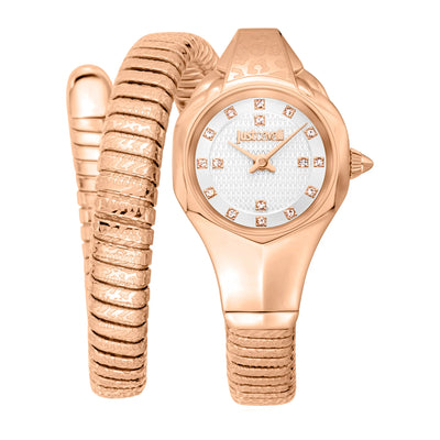 Just Cavalli Signature Snake Amalfi Roze Goud Zilver Grijs
