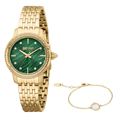 Just Cavalli SET Euforia Slang Geel Goud Groen