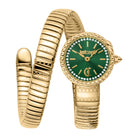 Just Cavalli Just Cavalli Signature Snake Sirena Yellow Gold Green