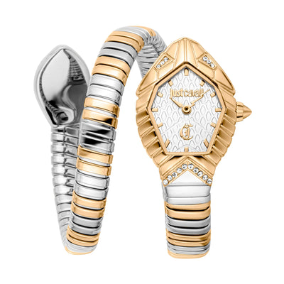 Just Cavalli Signature Snake Speranza Geel Goud Zilver