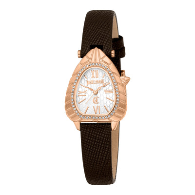 Just Cavalli Animalier Perla Leer Bruin RG
