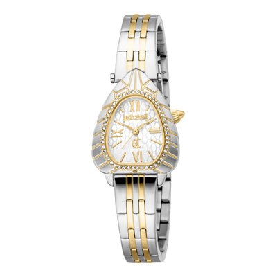 Just Cavalli Animalier Perla Twee Kleuren YG Zilver