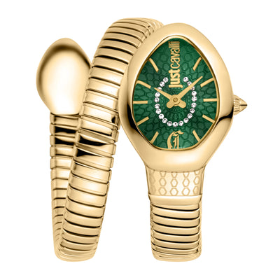 Just Cavalli Signature Snake Eclisse Geel Gol Groen