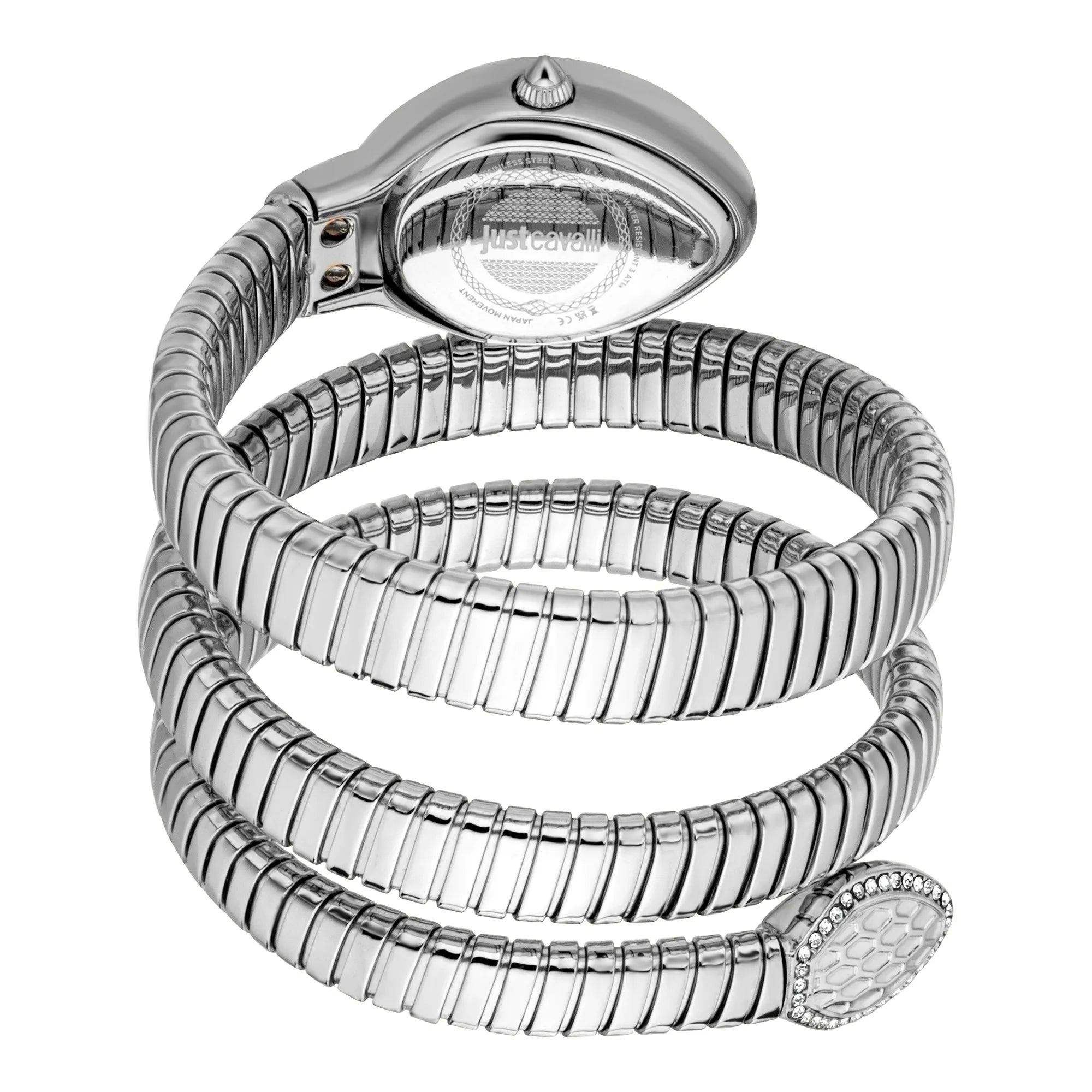Just Cavalli Just Cavalli Signature Snake Carezza Silver Night blue — immagine 2