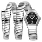Just Cavalli Just Cavalli Signature Snake Romina Silver Black